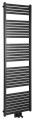 TONDI grzejnik łazienkowy 450x1690mm, podłączenie centralne, czarny mat