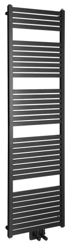 TONDI grzejnik łazienkowy 450x1690mm, podłączenie centralne, czarny mat