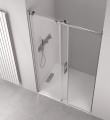 THRON LINE SQUARE drzwi prysznicowe 1200 mm, rolki kanciaste, szkło czyste