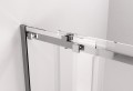 THRON LINE SQUARE drzwi prysznicowe 1200 mm, rolki kanciaste, szkło czyste