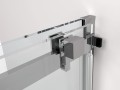 THRON LINE SQUARE drzwi prysznicowe 1300 mm, rolki kanciaste, szkło czyste