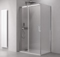 THRON LINE SQUARE kabina prysznicowa prostokątna 1100x800mm, rolki kanciaste