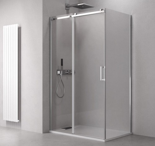 THRON LINE SQUARE kabina prysznicowa prostokątna 1600x900mm, rolki kanciaste