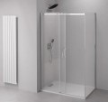 THRON LINE ROUND kabina prysznicowa prostokątna 1300x1000mm, rolki okrągłe