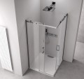 THRON LINE SQUARE kabina prysznicowa kwadratowa 1200x800mm, rolki kanciaste, wejście z rogu
