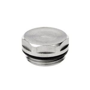 Zaślepka do grzejnika1/2", chrom