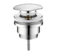 Korek umywalkowy 5/4“, klik-klak, wys. 10-55mm, duży grzybek, chrom