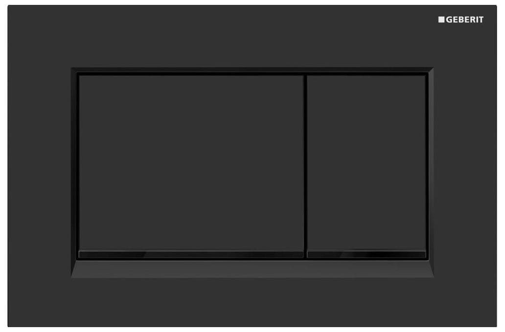 GEBERIT SIGMA30 przycisk spłukujący Easy to clean, czarny mat - 115.883.16.1