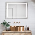 AURUM umywalka ze stali nierdzewnej, średnica 38 cm, z korkiem, miedź mat