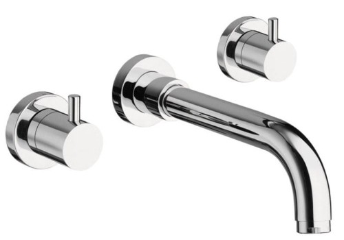 AIRTECH trzyelementowa bateria umywalkowa, podtynkowa, chrom