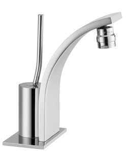 THOR bateria bidetowa z odpływem, chrom