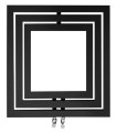MONOPOLI grzejnik 600x600mm, 312 W, antracyt