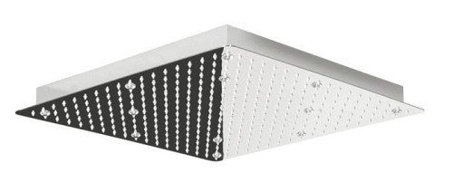 SLIM deszczownia z oświetleniem LED RGB, 300x300mm, stal nierdzewna