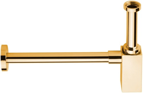 Syfon umywalkowy 5/4", odpływ 32 mm, złoto