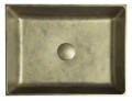 FORMIGO umywalka betonowa, 47,5x14x36,5 cm, złoty
