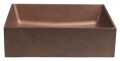 FORMIGO umywalka betonowa, 47,5x14x36,5 cm, miedź