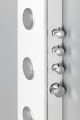 SPIRIT ROUND panel prysznicowy 250x1550mm z baterią termostatyczną, ścienny, biały