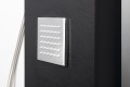 SPIRIT SQUARE panel prysznicowy 250x1550mm z baterią termostatyczną, ścienny, czarny