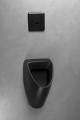 SCHWARN BLACK pisuar ceramiczny, zasilanie tylne, odpływ tylny, czarny