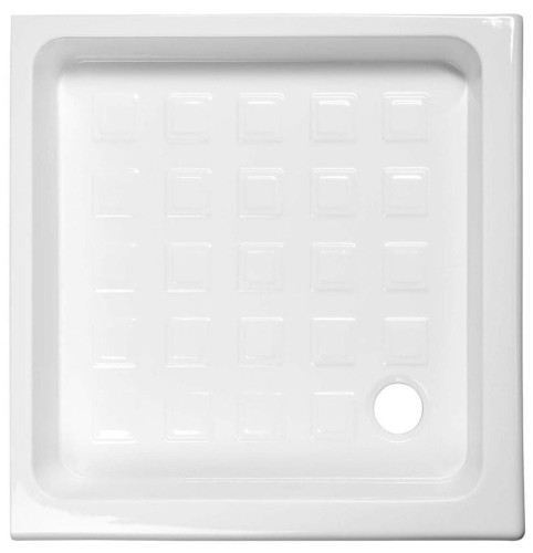 RETRO brodzik prysznicowy ceramiczny, kwadrat 100x100x20cm