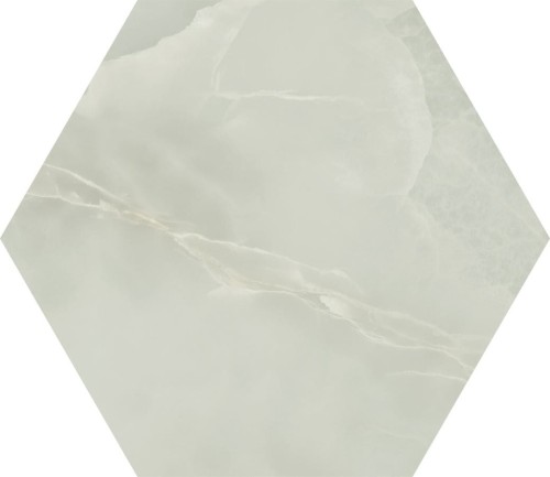 ONYX płytki podłogowe Silk Hex Light Green 52x60 (bal=0,94m2)