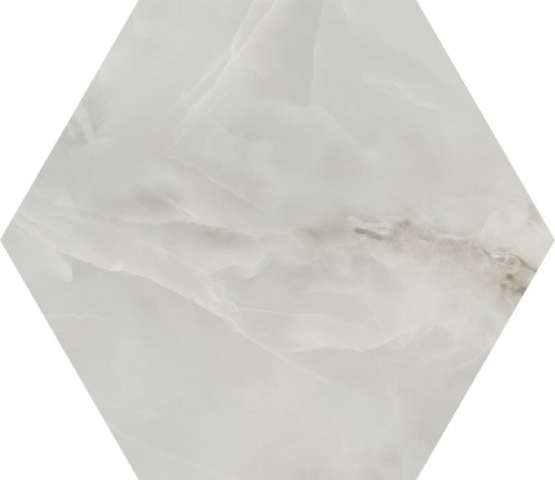 ONYX płytki podłogowe Silk Hex Light Grey 52x60 (bal=0,94m2)