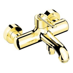 BEBÉ bateria wannowa ścienna, złoto