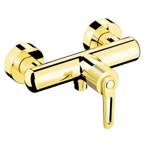 BEBÉ bateria prysznicowa ścienna, złoto