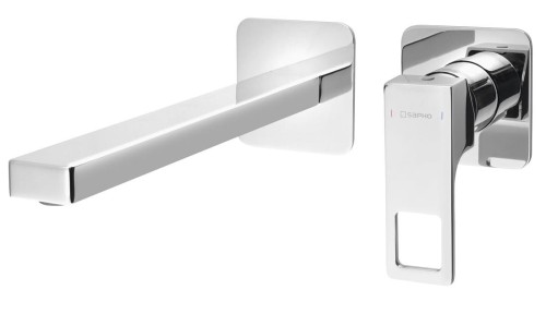 FORATA bateria umywalkowa podtynkowa, chrom