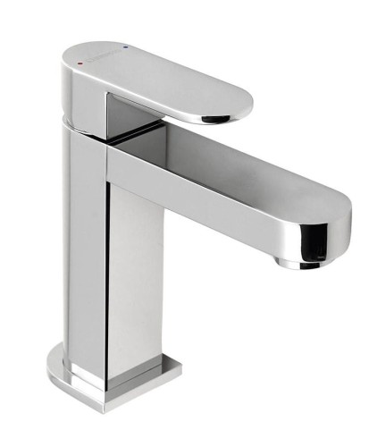 GLAM bateria umywalkowa niska, bez odpływu, chrom