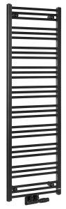 Bruckner ALBRECHT grzejnik łazienkowy drabinkowy  500x1570 mm 657W, czarny mat - 600.115.6