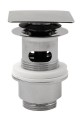 Korek umywalkowy 5/4'', klik-klak, kwadratowy, wys. 32-52mm, chrom