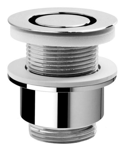 Korek umywalkowy 5/4“, niezamykany, wys. 30-45mm, design grzybek, chrom