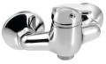 AQUALINE 35 bateria umywalkowa ścienna 3/4", rozstaw 100mmm, bez wylewki, chrom