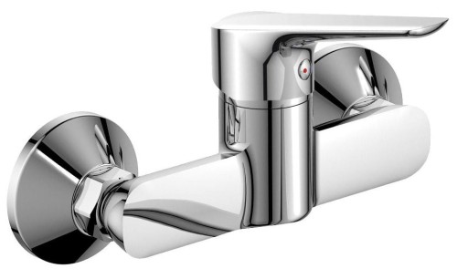 LOTTA bateria umywalkowa ścienna 3/4", bez wylewki,chrom