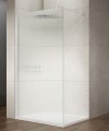 VARIO WHITE jednoczęściowa kabina prysznicowa Walk-In, montaż przy ścianie, szkło nordic, 700 mm