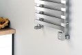 KTX grzałka elektryczna z termostatem z maskownicą kabla, 200 W, chrom
