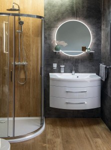 JULIE 90 zestaw łazienkowy, biała