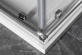 SIGMA SIMPLY kabina prysznicowa 1100x1100 mm, wejście z rogu, szkło czyste