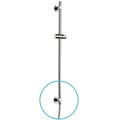 Uchwyt prysznicowy przesuwny, przyłącze wody, 720mm, chrom