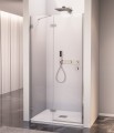 FORTIS EDGE drzwi prysznicowe do wnęki 900mm, szkło czyste, lewe