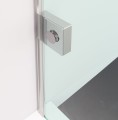 FORTIS EDGE drzwi prysznicowe do wnęki 1200mm, szkło czyste, lewe