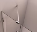 FORTIS EDGE drzwi prysznicowe do wnęki 800mm, szkło czyste, prawe