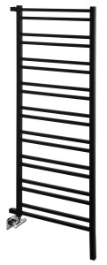 Sapho METRO SPACE grzejnik łazienkowy 550x1430 mm 525 W czarny mat - IR438B