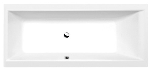 CLEO wanna prostokątna 170x75x48cm, czarny mat