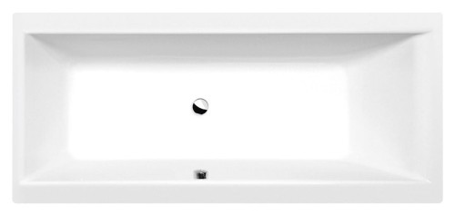 CLEO wanna prostokątna 180x80x48cm, czarny mat