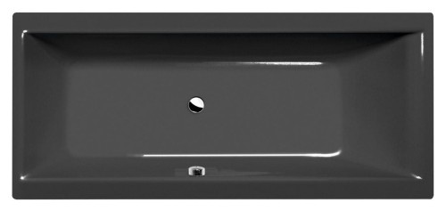 CLEO wanna prostokątna 180x80x48cm, czarny mat