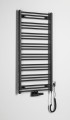 Grzałka elektryczna bez termostatu, kabel spiralny/czarny, 300 W