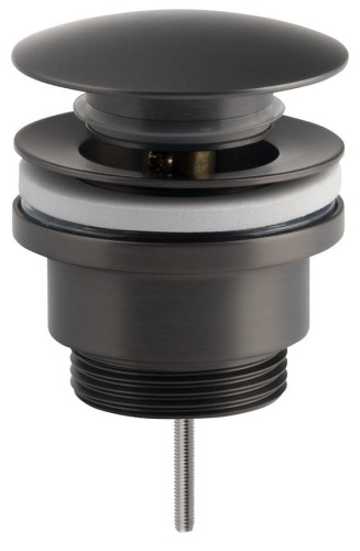 Korek umywalkowy 5/4“, klik-klak, duży grzybek, (W) 10-55mm, gun metal