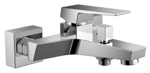 RITMO bateria wannowa ścienna, rozstaw 150mm, chrom